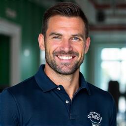 Portrait of a professional performance coach smiling confidently.